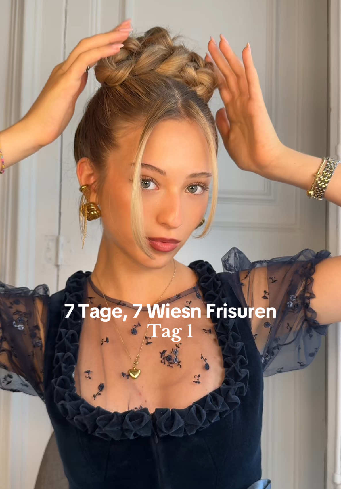 Wenn du noch keine Frisur für das Oktoberfest habt, probier diese Last Minute Frisur! ⏰