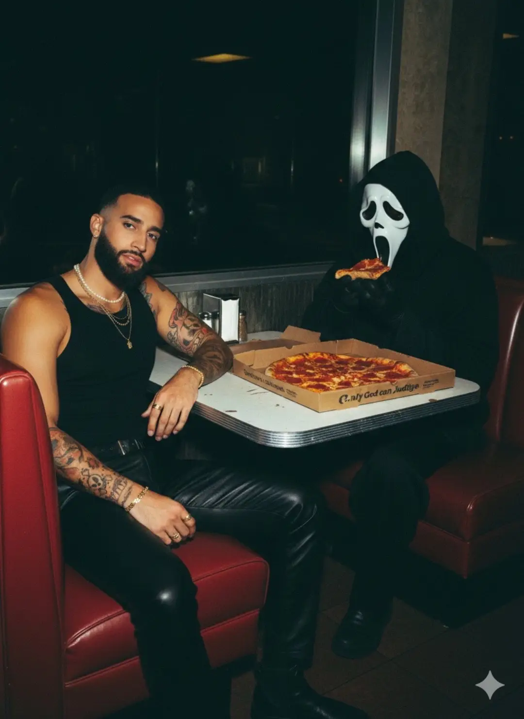 Pizza for the win  #fyp #viral #ghostface 