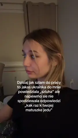 Szluha-szon, moja odpowiedz: akurat do twojej matki ide