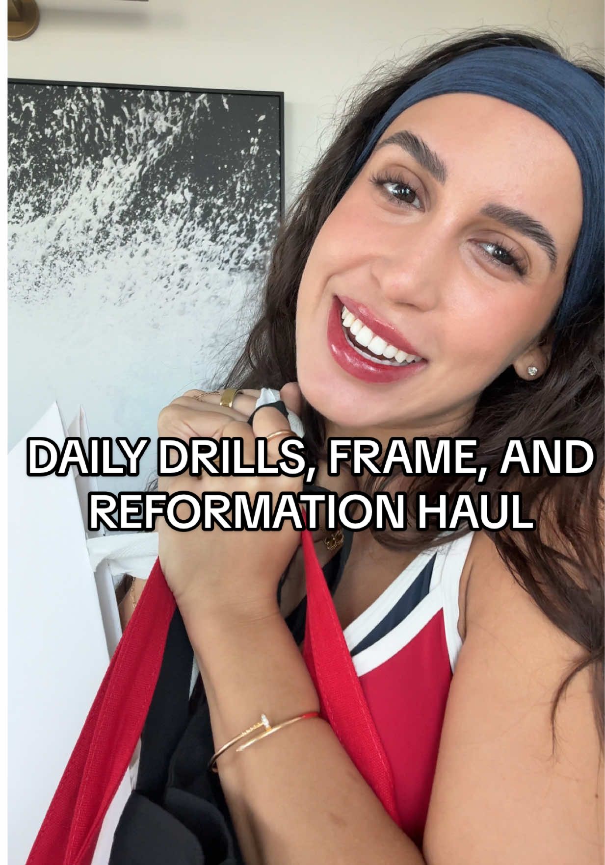 Take a shot every time I say cuuttee #dailydrillshaul #reformation #frame #shoppinghaul #austincontentcreator 
