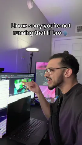 OBEY MEEEE 🤣 we 💗 Linux in this house!  #cybersecurity #helpdesk #Tech #linux #it 