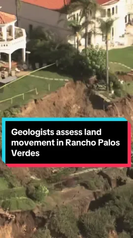 The backyards of a line of homes in Rancho Palos Verdes are falling toward the coastline. Here’s what we know about the new land movement discovered this weekend. #nbcla 