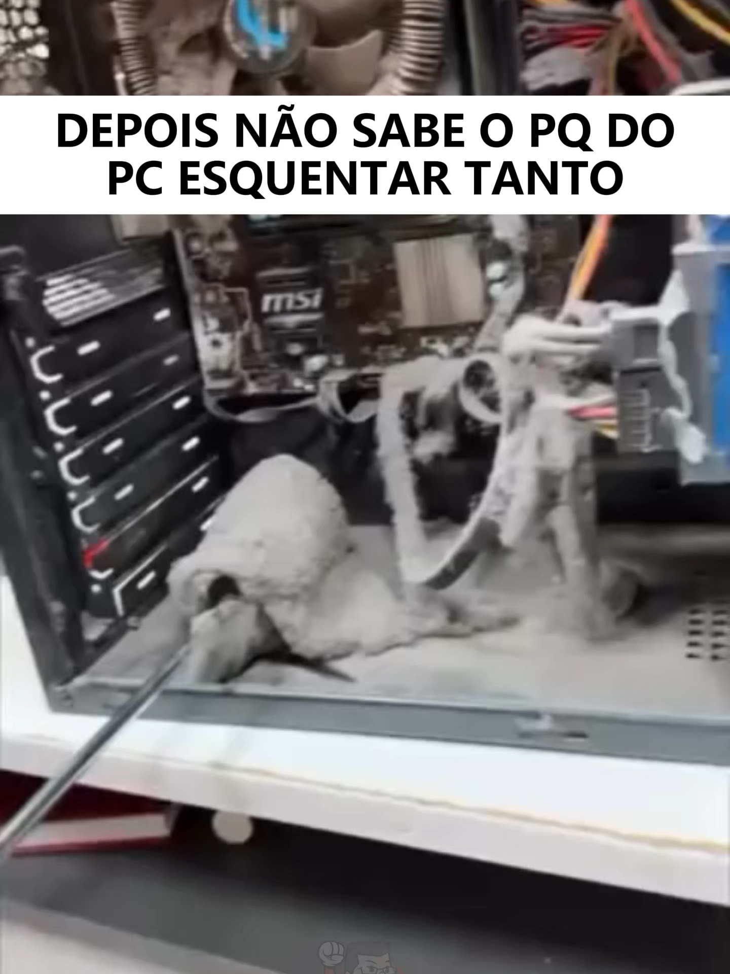 VÍDEO PRA TE LEMBRAR QUE VOCÊ TEM QUE LIMPAR SEU PC! Já vai pro nosso site e aproveite as ofertas quentissimas! Clique no link da BIO e dos Stories. #Meme #Memes #Terabyte #Gamer #PCGamer #MemesBrasil