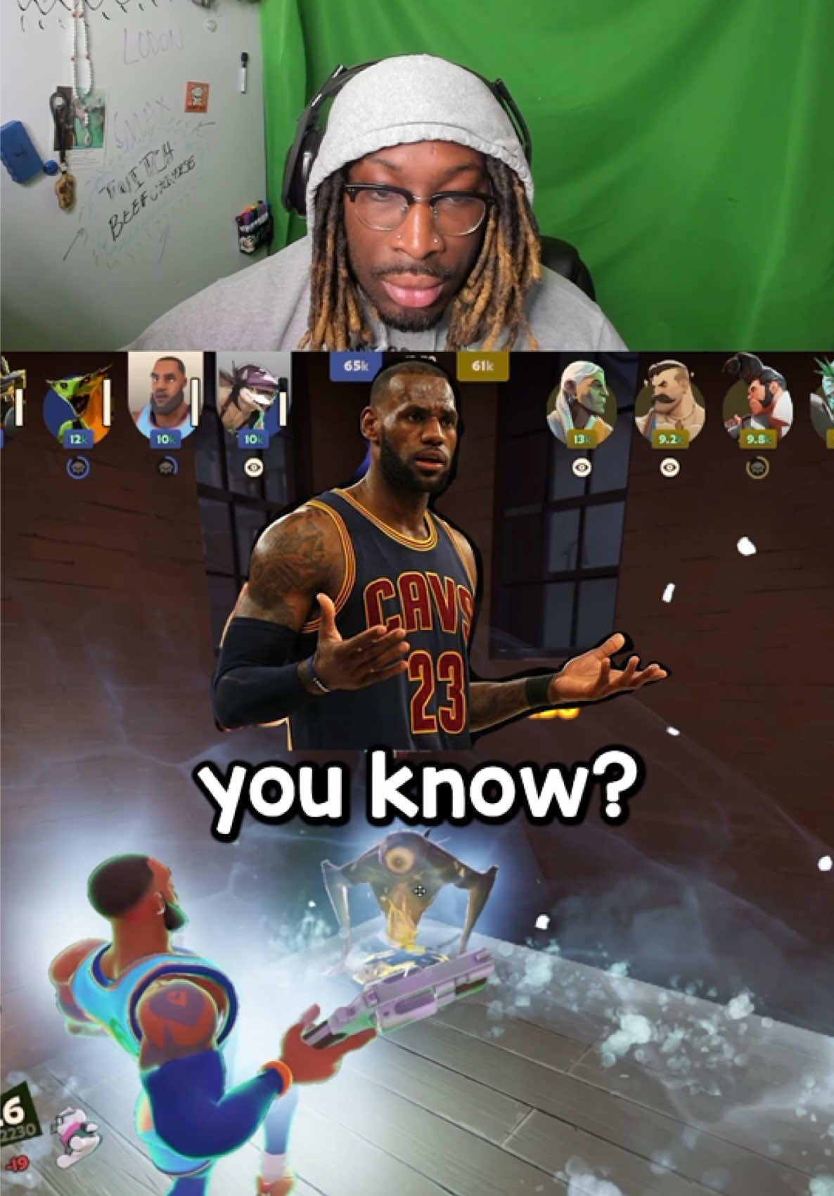 LeABRAMS TERRORIZING DEADLOCK 😤 #beefuniverse #deadlock #abrams #lebronjames 