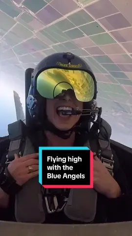 I’ve been seeing all the AMAZING shots from the MCAS Miramar air show, and one of the greatest stories I ever got to cover was flying high with the Blue Angels to share the story of their training and mission! #BlueAngels 