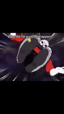 #hit had sm time to move😭 #dragonballsuper #jiren #funny #fyp 