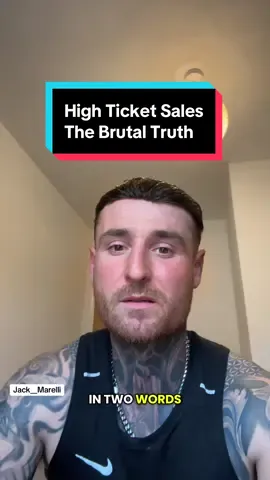 The brutal truth. #highticketsales #onlinesales #digitalproducts #sales #truth 