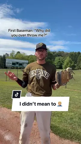 Obviously it wasn’t on purpose 🤦🏼‍♂️. #fyp #baseball #softball #athlete #comedyvideo | @Maris Optics @customnumbered @jlgloveco7 