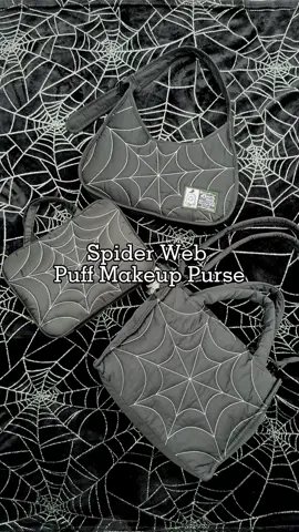 i love how they're all a matching set 🕷️  #alttiktok  #gothtok #makeupbag  #spookyseason  #creatorsearchinsights 