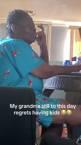 My grandma said her biggest regret was having kids #fyp #grandma #kids #trending 