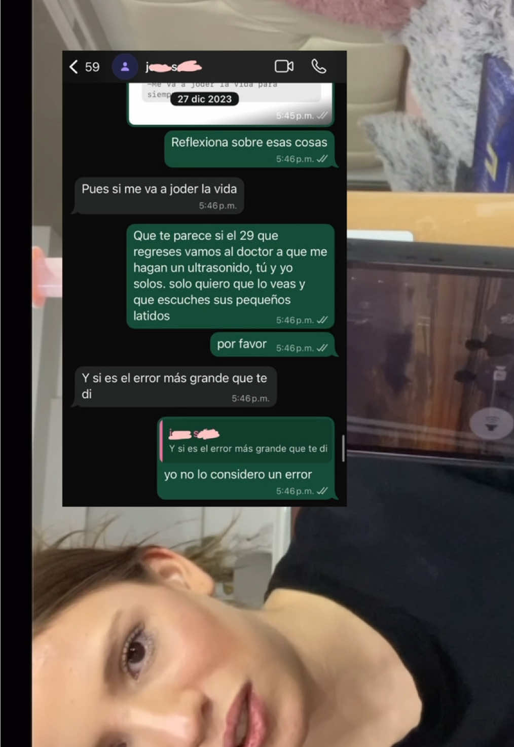 Nada justifica lo que hice JAMÁS, ya que fue un delito.  Solamente no quiero que otra mujer pase por un PATRÓN similar al mío. Salirte de una relación con tanta dependencia es tan difícil y muchas veces ya no es amor solamente es costumbre pero duele tanto no saber cómo salirte de eso.. 🫀Pero siento que esta persona es uno de los detonantes de toda esta historia y es de alguien de quien nadie habla. 📲 Aclaracion: el último video lo grabé porque él estaba agresivo y quería tener evidencia de eso.  #mariannegonzaga #mariannerc 