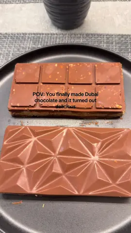 Dubai Chocolate, made by me #dubaichocolate #mademybe #homemade #viral #fyp 