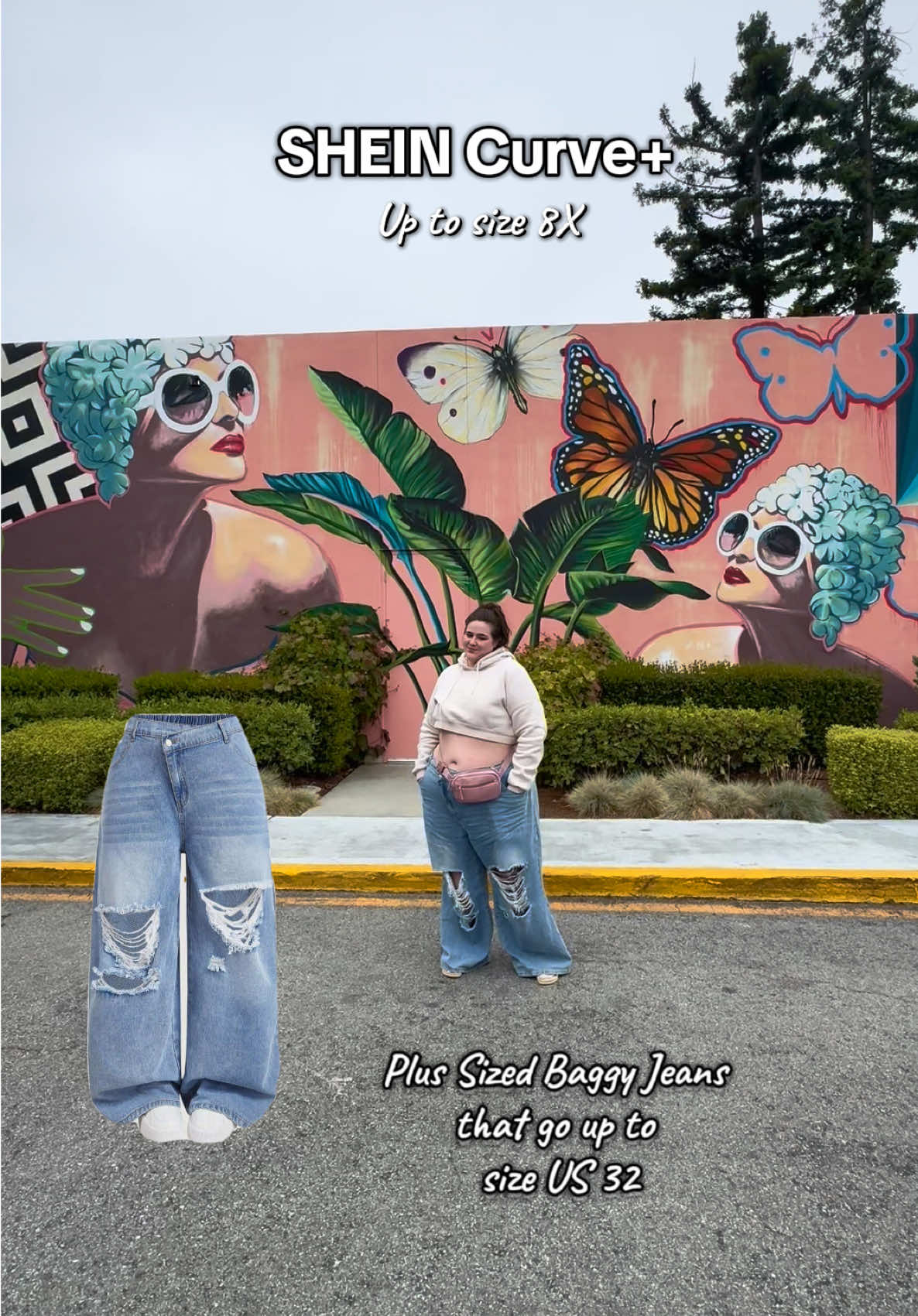 My Favorite plus size baggy jeans for apron bellies! And they’re size inclusive! Stay tuned for the trendiest by searching and following SHEIN store names SHEIN MOD CURVE,Firerie CURVE,SHEIN CURVE+,SHEIN BAE CURVE,Sweetra CURVE . #SHEINCurve #SHEINtrends #ad #SHEINforAll #apronbelly  Store Name:SHEIN CURVE+ 🆔 68647206 🔗 https://shein.top/6rxpgwp Store Name:SHEIN BAE CURVE 🆔 44771004 🔗 https://shein.top/fi5tfex @SHEIN @SHEINUS 