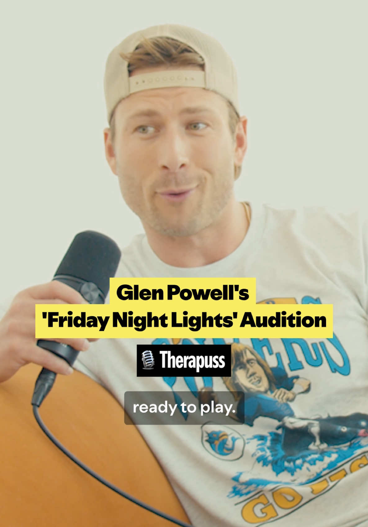 Imagine Glen Powell as Tim Riggins... 👀 🎙️: 'Therapuss with Jake Shane' @Jake Shane #therapuss #jakeshane #glenpowell #fridaynightlights