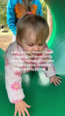 Being a mum shouldn’t mean choosing between your kids and your income 💕  Curious how I balance both from my phone? 📱 Comment ‘MUM’ if you want to see more 👇