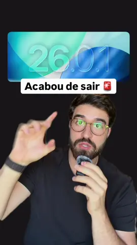 Acabou de sair o iOS 26.0.1 e trouxe melhorias. 