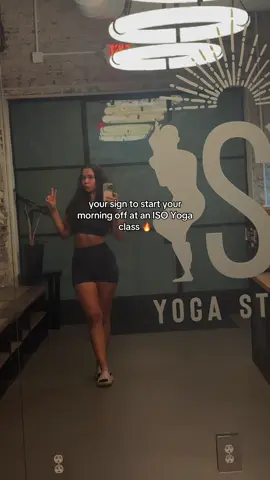 Hot yoga at ISO Yoga in ATL was the perfectt challenge and restart for my Monday morning 🔥 my body feels rejuvenated!  Click the link in my bio to book your discounted class 🧘🏻‍♀️ @getroeme #ISOYogaPartner #RoemeConnect #workout #yoga #hotyoga   