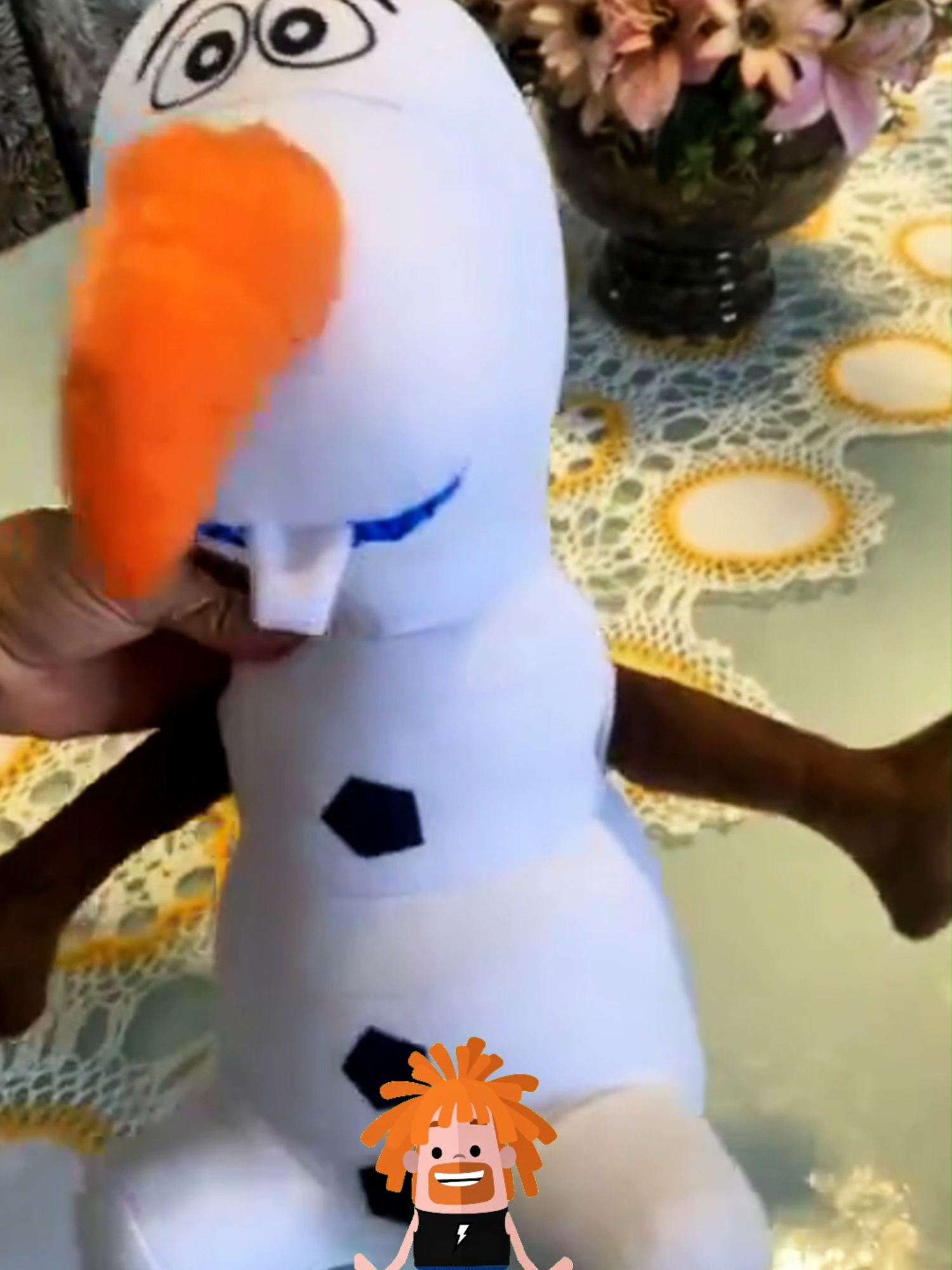 Olaf gigante por só R$29,99 😍 #frozen #pelucia #achadinhos #tiktokshop