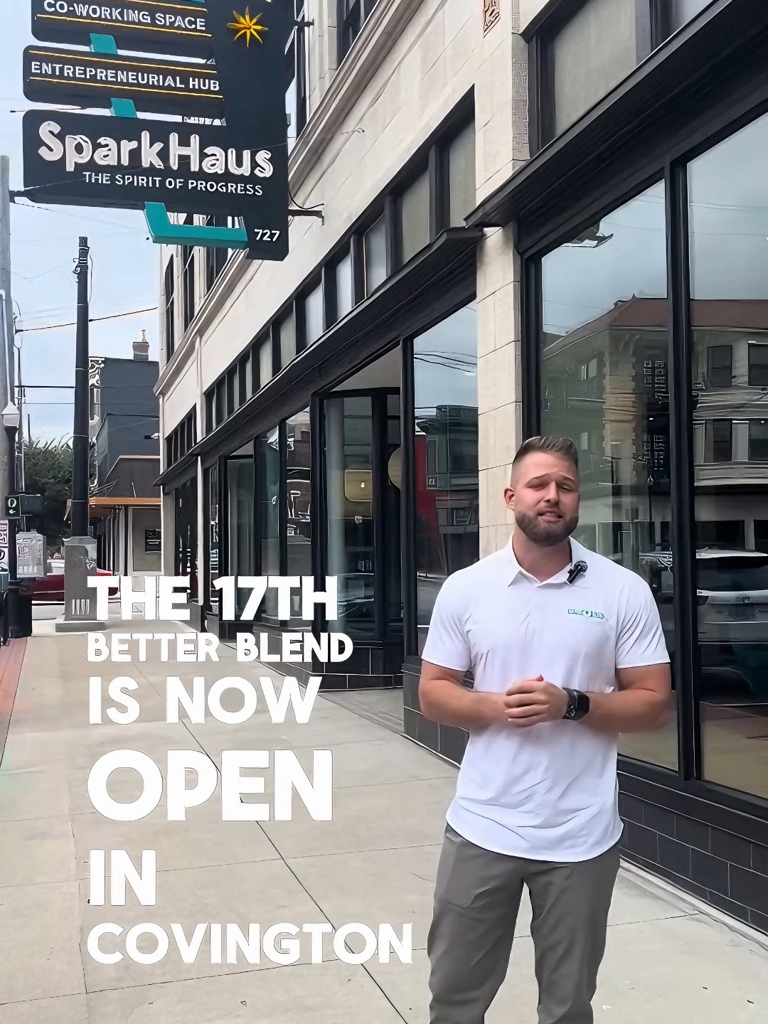 Entrepreneurs fueling entrepreneurs! We could not be more thrilled to announce our newest location inside the innovative coworking space at SparkHaus in Covington, Kentucky. Open to both members and the public! We can't wait to see you and help fuel your next big idea! 🤩 #smoothie #acai #fyp #entrepreneur #protein #coffee