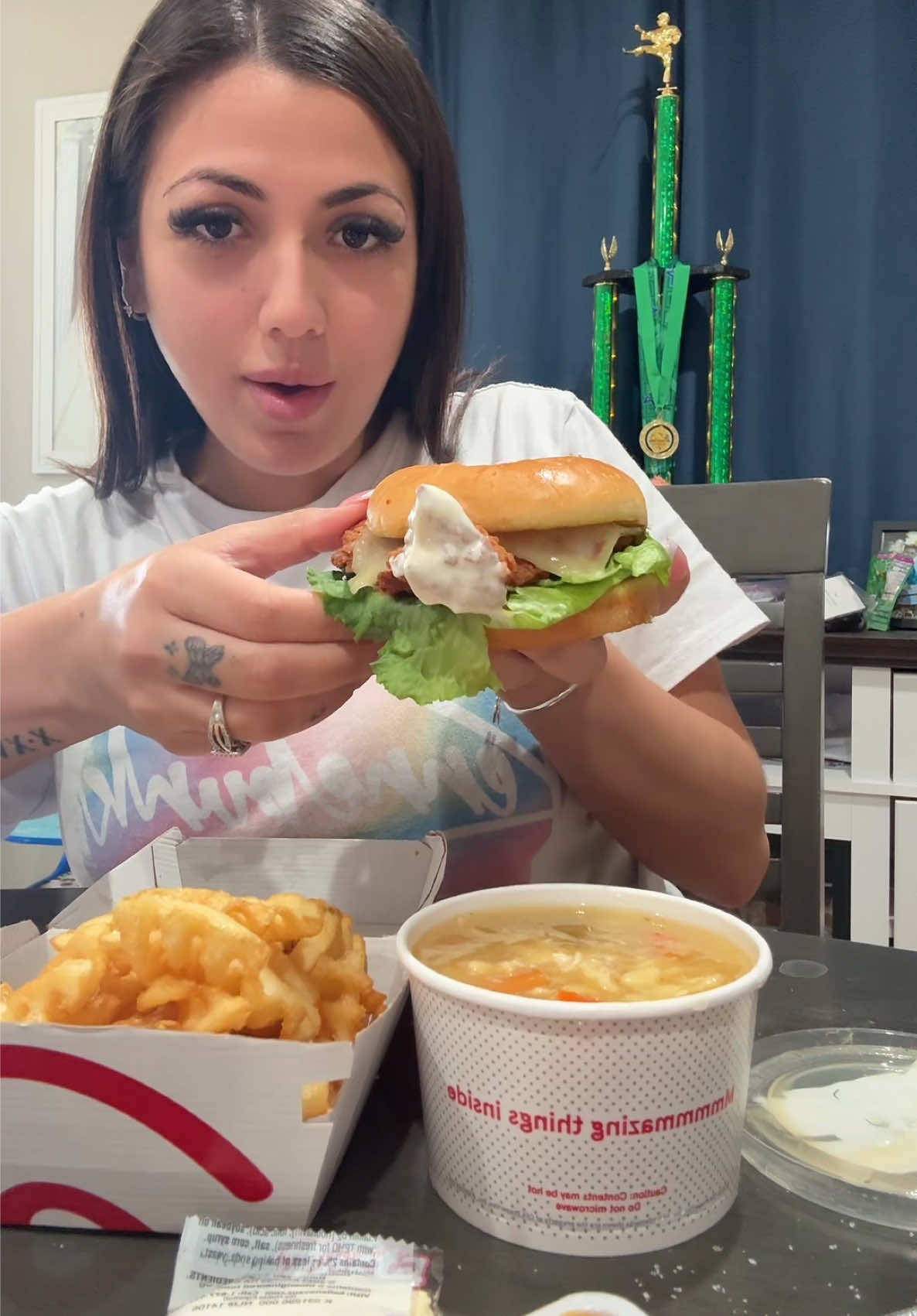 #jasminenicole1995 #fyp #foryoupage #chickfila #mukbang 