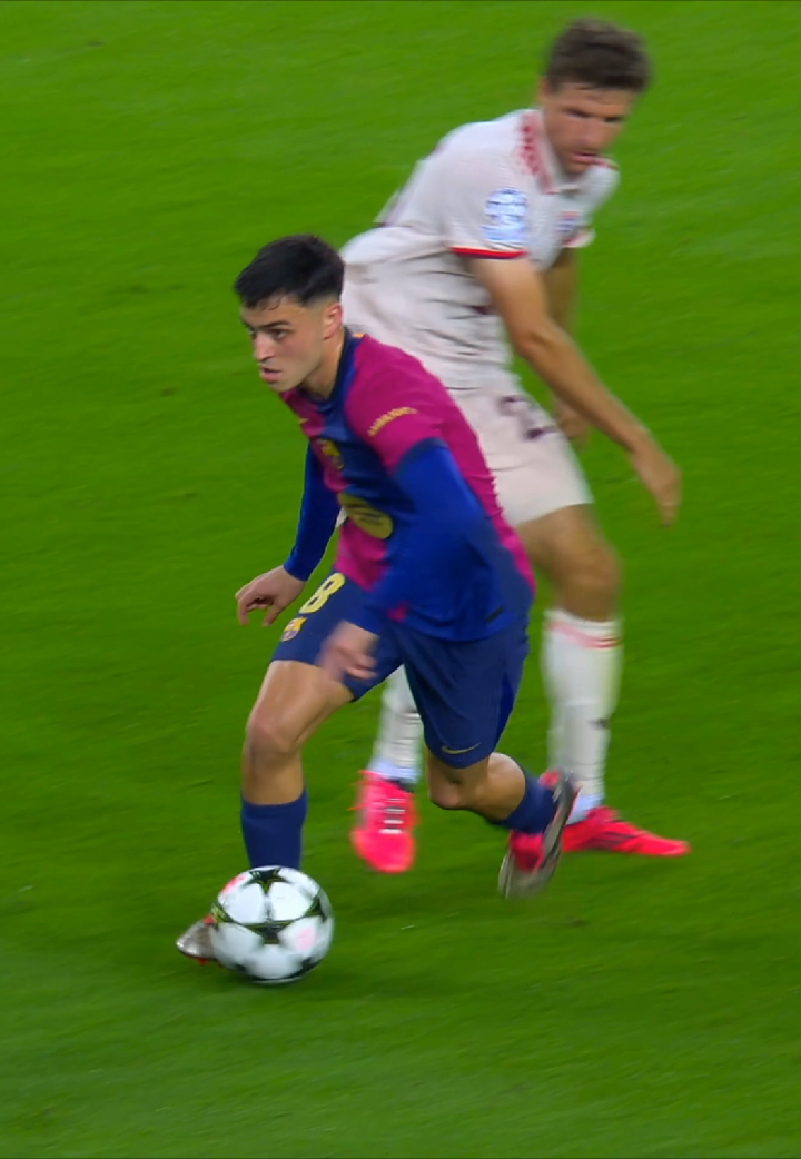 Pedri vs Bayern Munich 🤩🪄 #pedri #barcelona #bayern #football 
