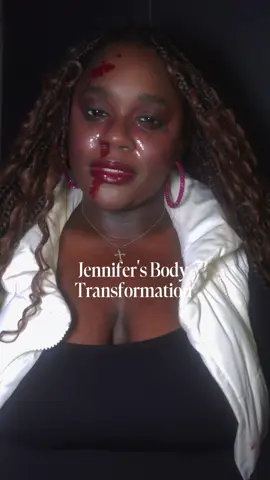 Jennifer’s Body Makeup🩸🧛🏾‍♀️ Watch me transform into Jennifer Check from Jennifer’s Body First official look in my Halloween makeup series, I can’t wait to show you guys what else I have in store 🤭🎃 products list: @🇬🇧MADEBYMITCHELL🇬🇧 Truth Tint in the shade H16 @Morphe Cosmetics filter effect concealer in the shade Rich 30 Neutral Made By Mitchell Curve Case Deep, in the shade Ritchuation  Made By Mitchell Blursh Balm in the shade Party Pink @YSL Beauty Lip & Cheek Balmy Tint in the shade No Chill @Too Faced Appley in Love eyeshadow palette  @ONE SIZE BEAUTY ultimate setting powder in the shade translucent  @L’Oréal Paris le eyeshadow stick in the shade All Night Black @SACHEU Beauty US Lip Liner Stay-N in the shade P-INKED  Morphe x @Meredith Duxbury eye face and lip gloss @thelipbar NonStop Matte Liquid Lipsticks in Mastermind & Bawse Lasy @Lancôme Big Monsieur Mascara #jennifersbody #makeuptransformation #halloween2025 #halloweenmakeup #blackgirlmakeup 