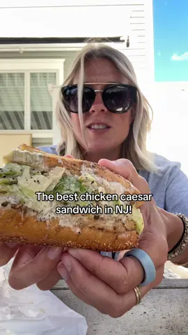 Saw @Eric Hammer share these @Venti chicken caesar sandwiches and knew I had to get there to try for myself and man was it worth it!  #chickencaesar #nj #njfood #funnycouple #jersey 