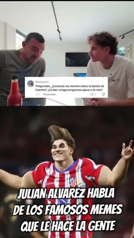 Julian Alvarez habla de sus famosos memes #julianalvarez #atleticodemadrid 