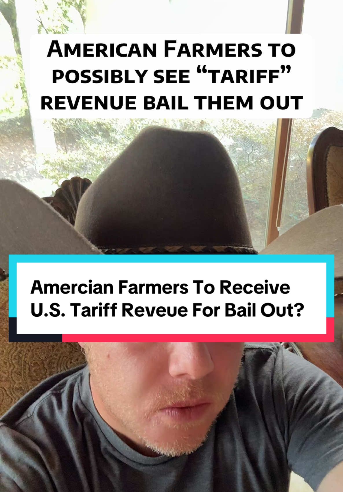 American farmers to receive a bail out from U.S. tariff revenue?