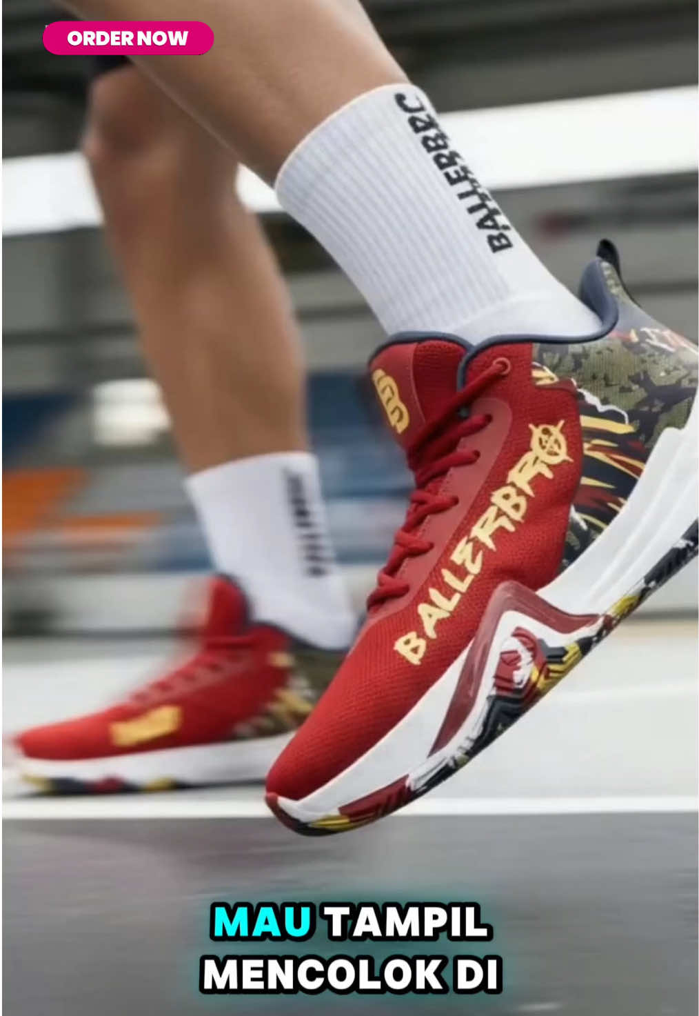 Sepatu Basket BALLERBRO BB GRAFITI #basketball #basket #sepatu #olahraga #order 