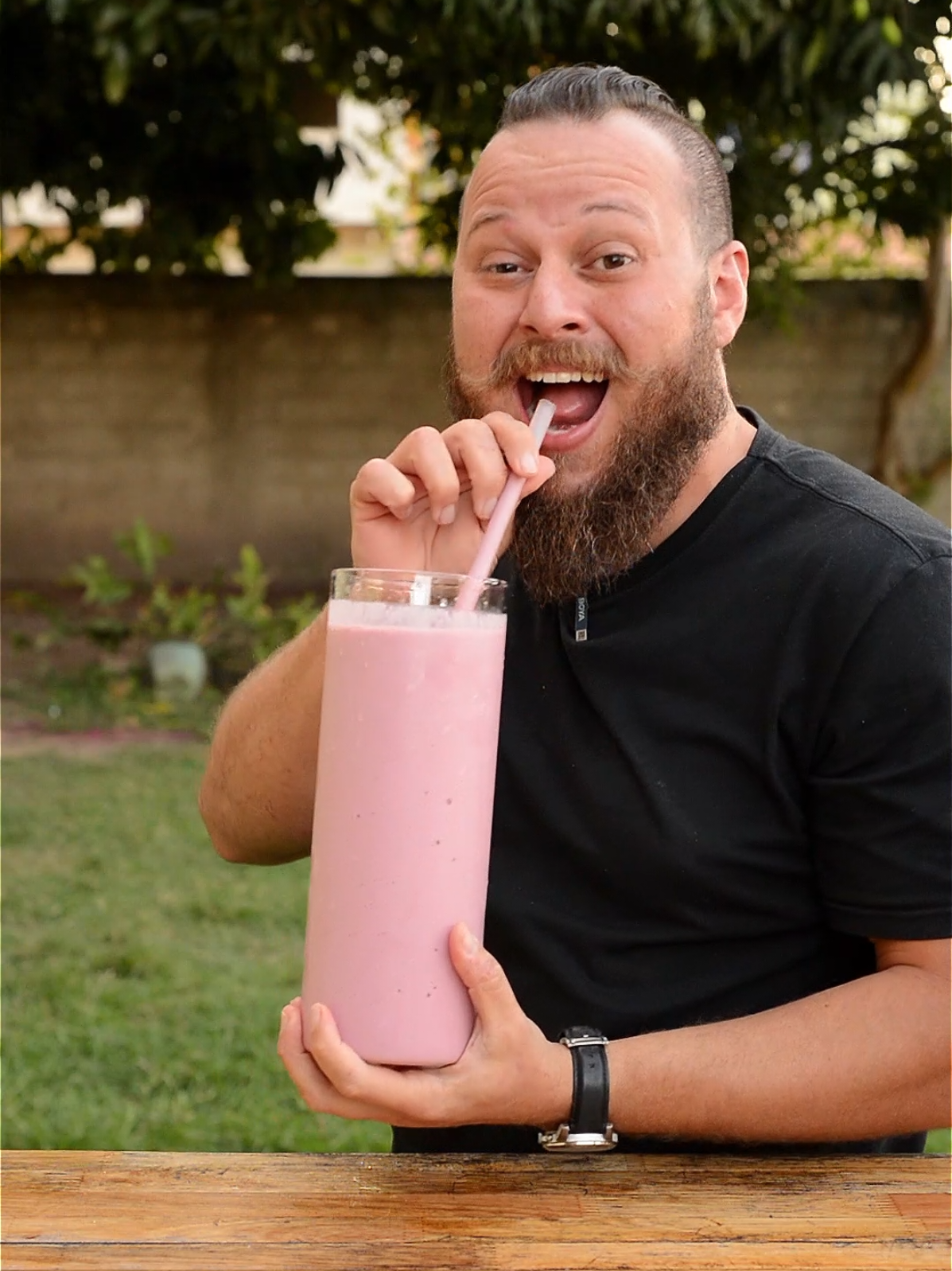 Vinho com sorvete de Cereja  O 