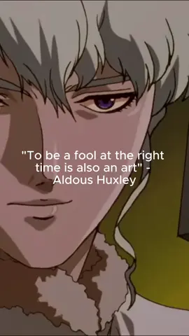 Do you ever play the fool on purpose? #berserk #manga #motivation #animeedit #philosophy