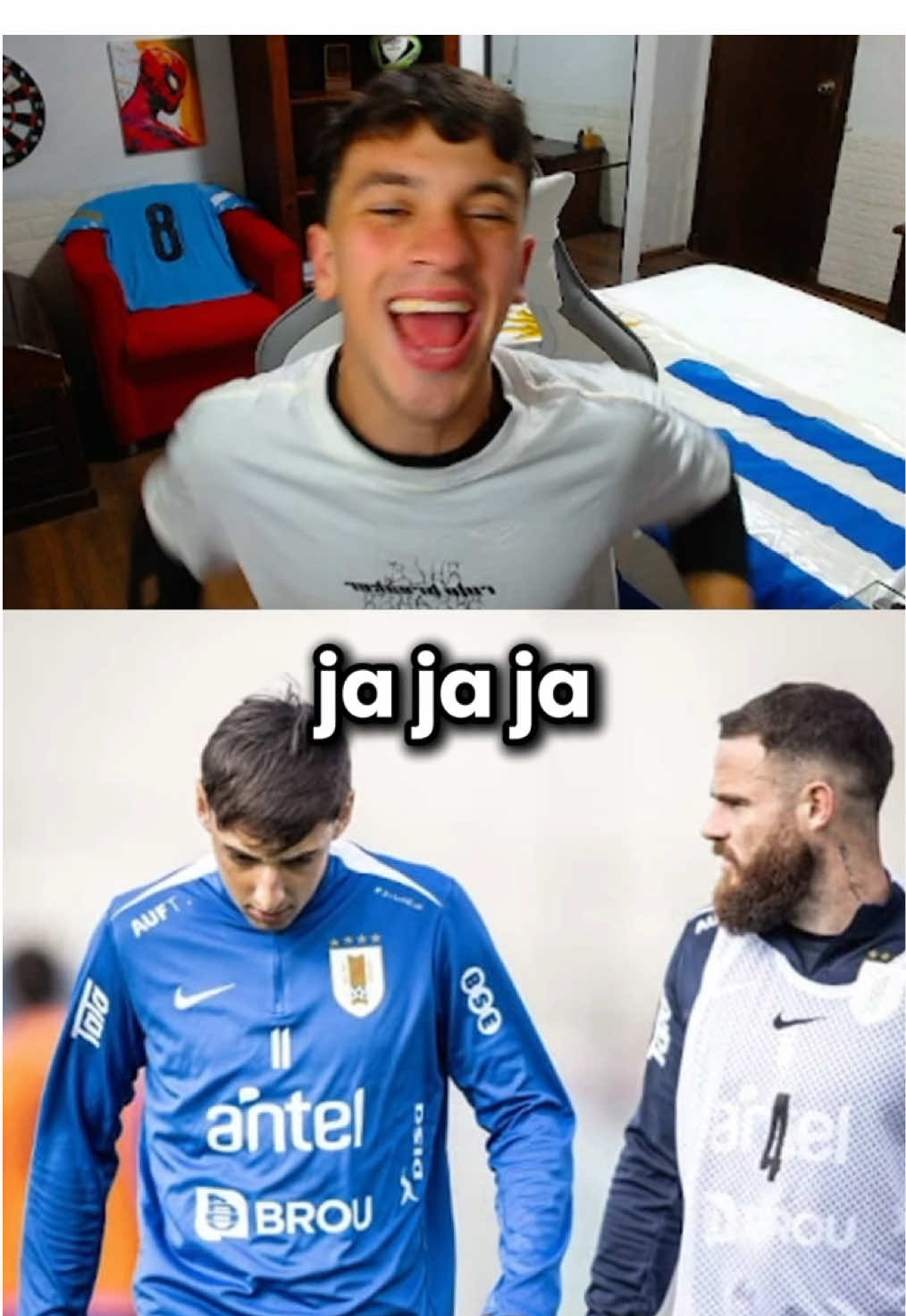 QUE LE DIRÍAN? 😂⚽️ #futbolargentino #futbolista #futbol⚽️ #futboluruguayo #argentina 