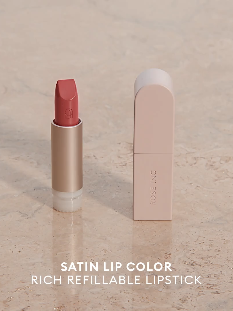 Refill, not replace. A ritual that’s better for lips—and the planet. 🌍 #RoseInc #Refillable #CleanBeauty
