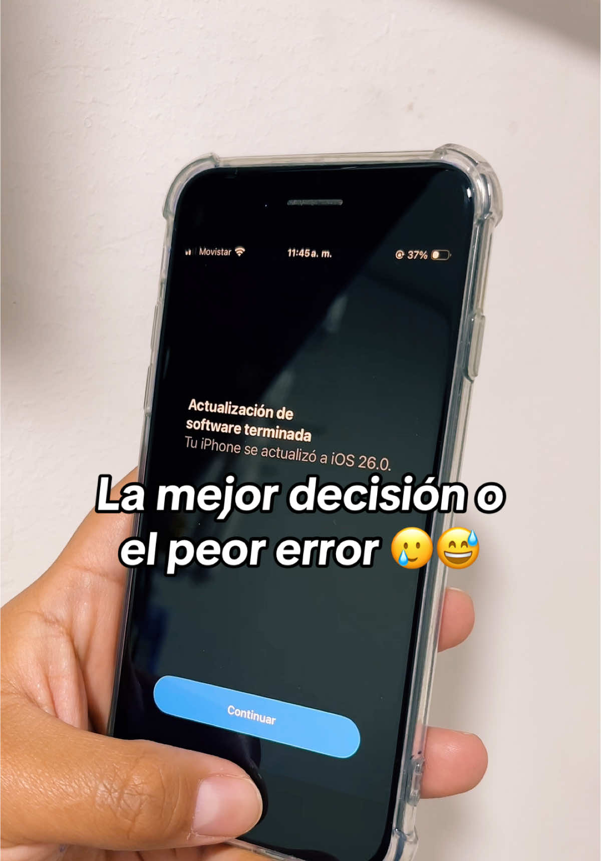 Reír para no llorar 😪 #mobileshopvalle #ios26 #iphone #fyppppppppppppppppppppppp 
