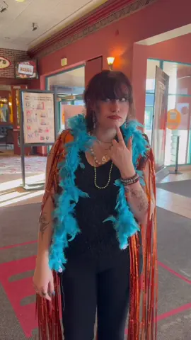 It’s going to be a ✨sparkling✨ weekend! ❤️‍🔥🧡 See you at the theatre!  #movietheater #showgirl 