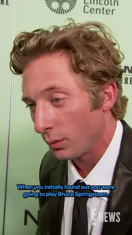 Jeremy Allen White reveals the responsibility he felt in taking on the role of Bruce Springsteen in 