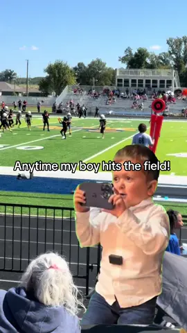 This boy makes me so proud! He loves sports and I love watching him play! His coach (my dad) would be so proud too! #Meme #MemeCut #football #sonsandsports #proudmomma