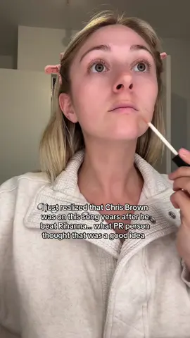 I always assumed this song came after and that it was just ironic #chrisbrown #rihanna #beatit #pr #smh 