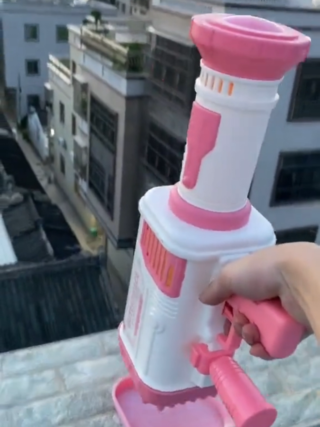 Máquina de bolhas de brinquedo