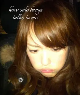 amoamo essa franjinha, me sinto lindissima #bangs #hairstyle #relatable #hair 
