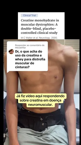 Respondendo a @HéciaVillar #duchenne #distrofiamuscular #miopatia #neuromuscular #neurologia  @Dr. Yanes Brum  @Dr. Yanes Brum  @Dr. Yanes Brum 