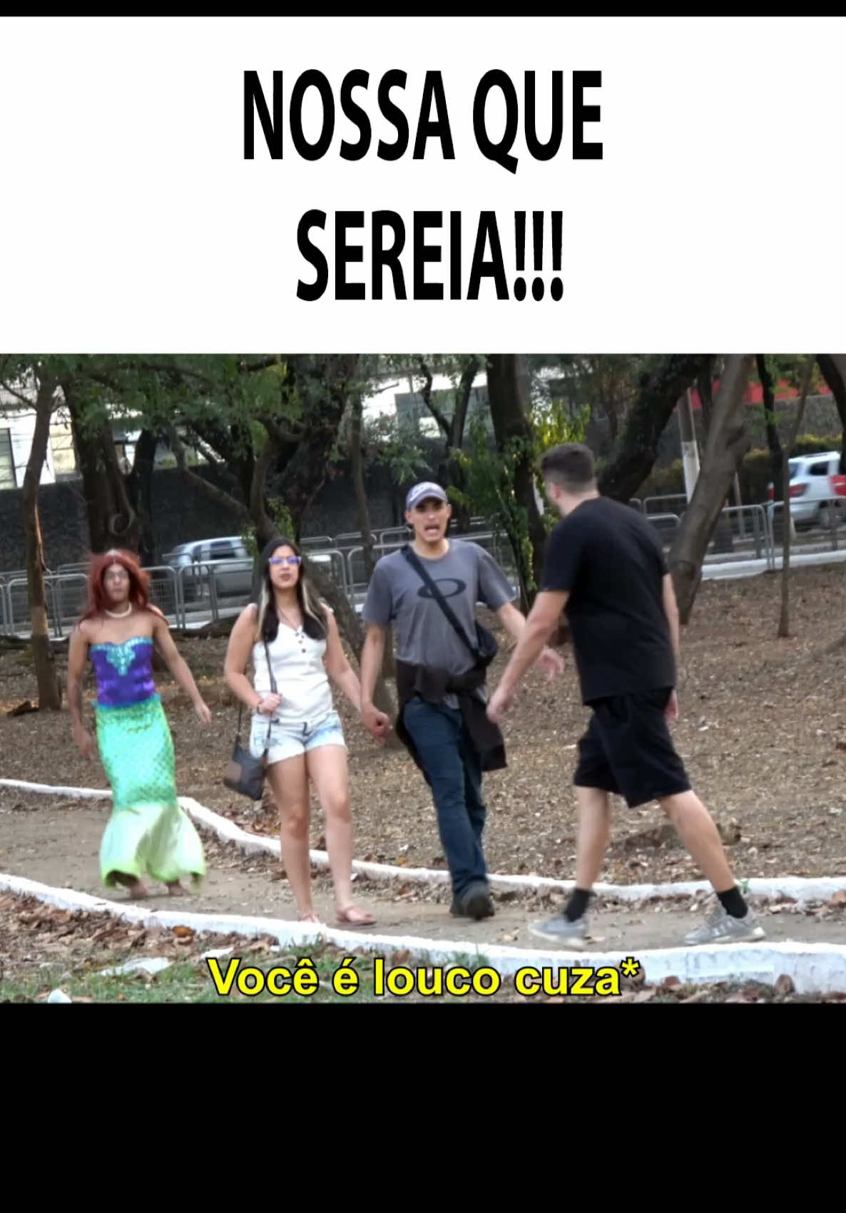 CHAMEI ELA DE SEREIA E ELE FICOU MUITO BRAVO!! #fyp #foryoupage 