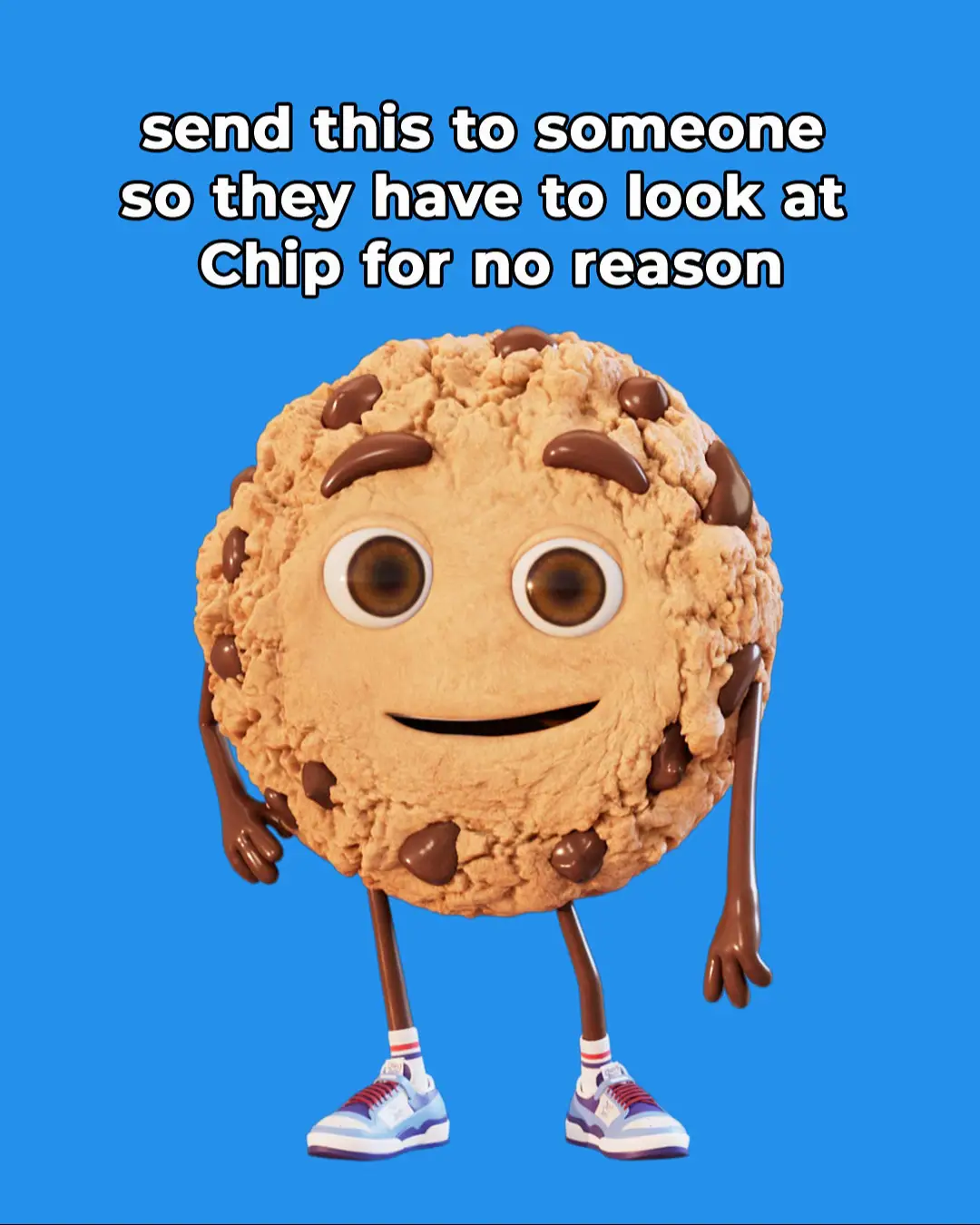 look into his eyes, look into his soul #chipsahoy #cookies #Chip 