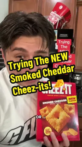 Are the NEW Smoked Cheddar Cheez-Its worth getting? 🤔 #cheezit #family #food #review 