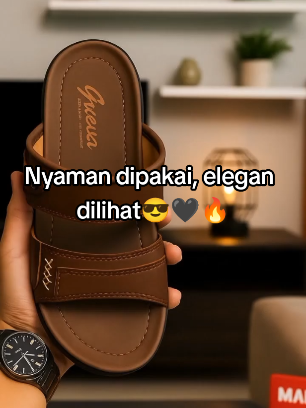 Sandal Pria Premium Gueva – Stylish & Nyaman 👞 ✔ Bahan berkualitas, jahitan rapi & kuat ✔ Desain simpel tapi tetap elegan ✔ Nyaman dipakai seharian, ringan & awet ✔ Cocok untuk santai, kerja, maupun jalan bareng keluarga 🔥 Tampil percaya diri dengan sandal premium ini. Buruan order sebelum kehabisan! #SandalPria #SandalKulit #SandalCasual #SandalElegan  #fyp  
