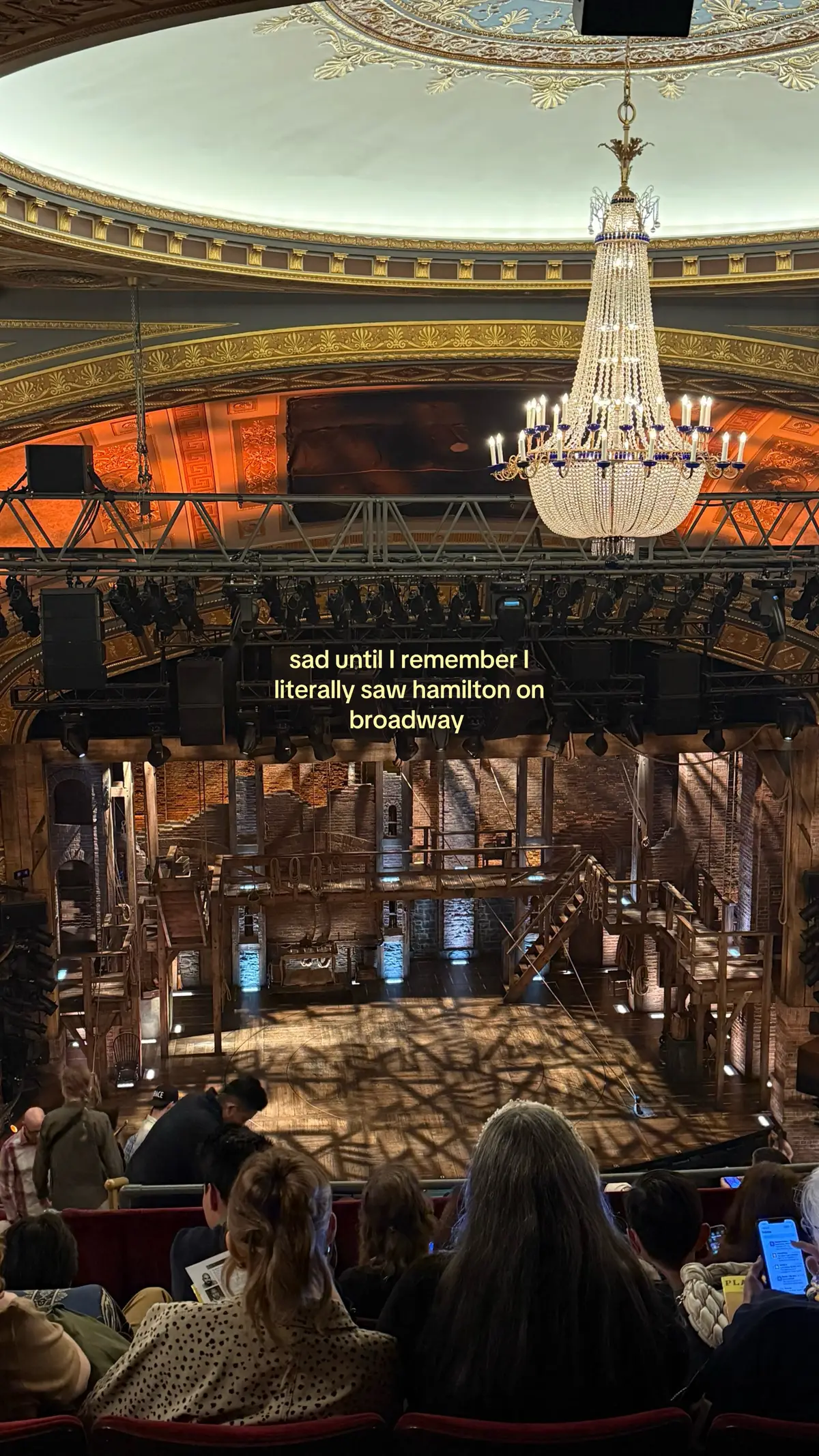 I was in the room where it happens #foryoupage #fyp #foryou #hamilton #broadway 
