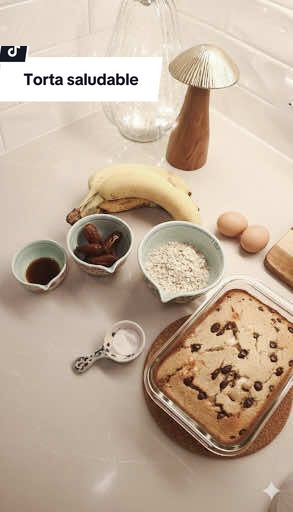 Torta de banana  #recetassaludables #tortasfacilesyrapidas 