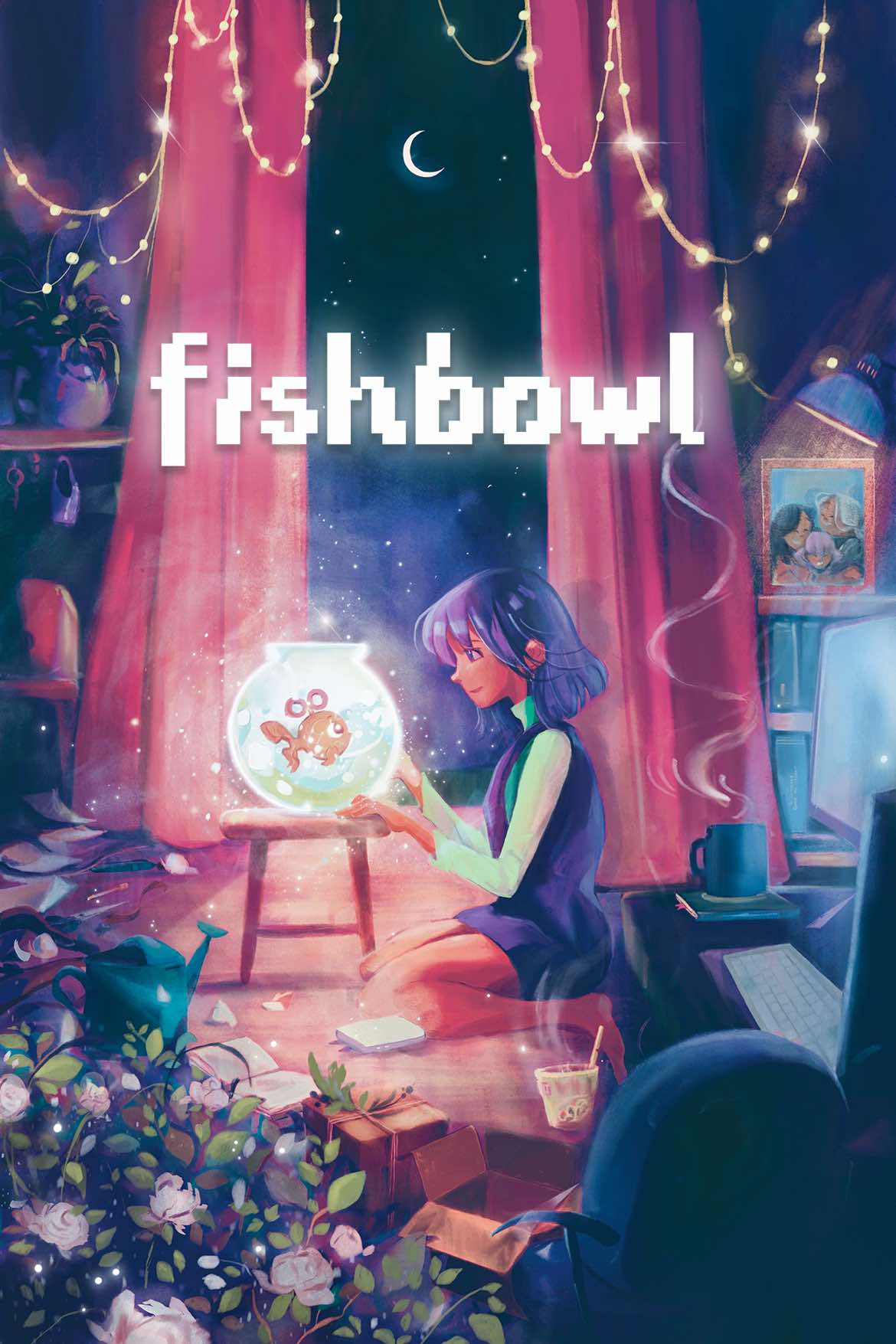 Check out fishbowl on steam, play the demo and wishlist it to know when it comes out. It's been in development for 4 years by a 2 person indie dev team. #fishbowl #fishbowlgame #indiegame #cozygames #pixelart 