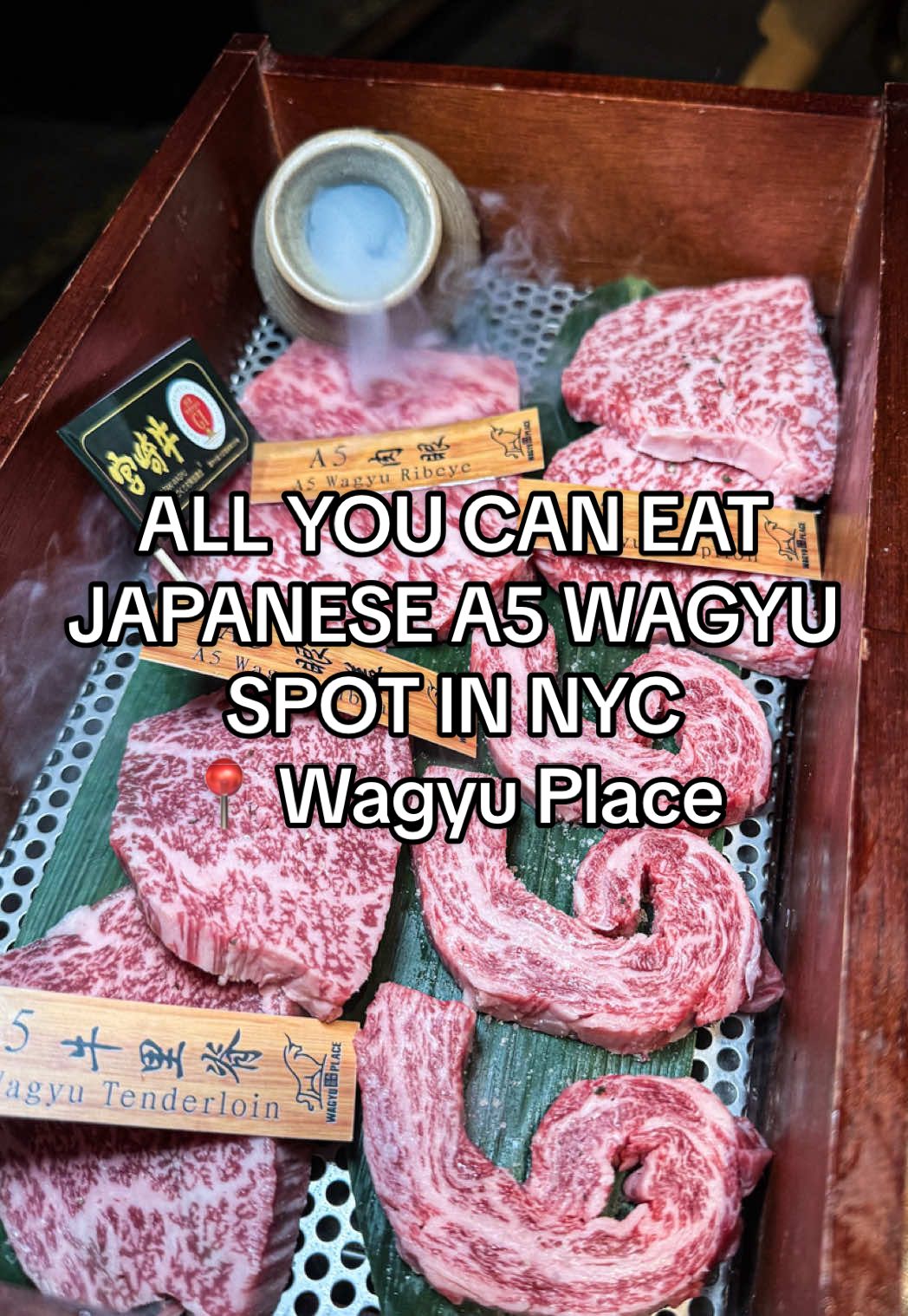 𝗔𝗟𝗟 𝗬𝗢𝗨 𝗖𝗔𝗡 𝗘𝗔𝗧 𝗝𝗔𝗣𝗔𝗡𝗘𝗦𝗘 𝗔𝟱 𝗪𝗔𝗚𝗬𝗨 𝗦𝗣𝗢𝗧 𝗜𝗡 𝗡𝗬𝗖 ⬇️  Wagyu Place in Flushing, Queens offers two AYCE options:  🇺🇸 US Wagyu – $69/person 🇯🇵 Japanese A5 Wagyu – $159/person Both include unlimited sushi, sashimi, appetizers, and desserts. We opted for the Japanese A5 wagyu option  and loved the variety of cuts - the meats were so tender and melt in your month and were also super rich and fatty, as expected. The sushi was surprisingly good too (wish we saved more room for it 😅). Only downside: service was slow but we did come on a Friday night so take that into account. #nyceats #allyoucaneat #nycfoodie #flushingnyc #japanesea5wagyu 